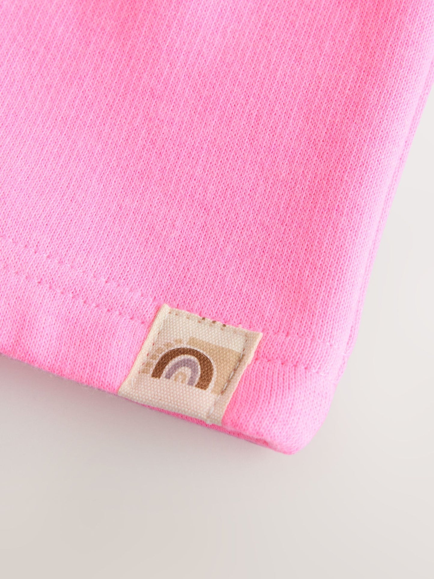 Bright Pink Plain Sweat Shorts (3mths-7yrs) image 9