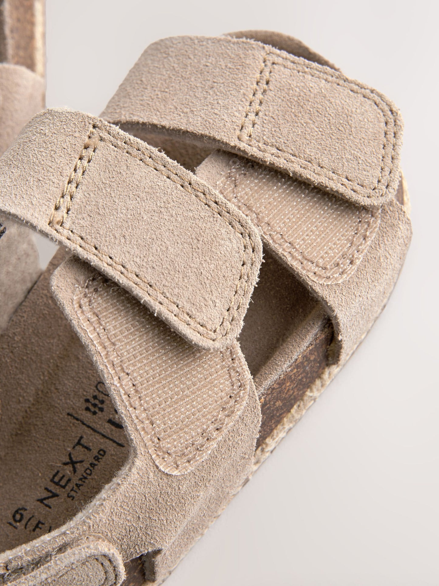 Neutral Wide Fit (G) Corkbed Two Strap Sandals image 6