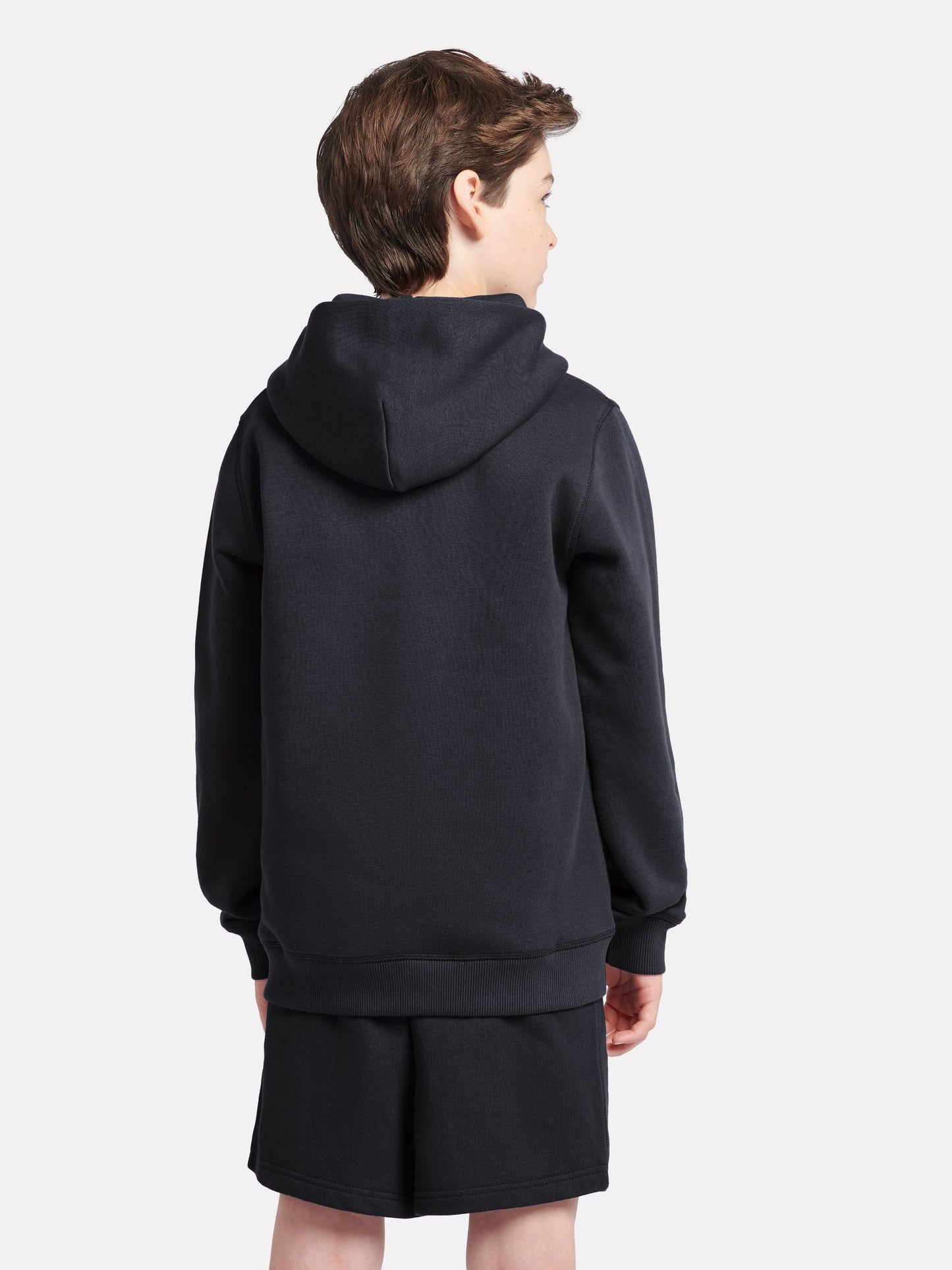 Dsiney Kidz - New Balance Black Brush Back Small Logo Zip Hoodie image 3