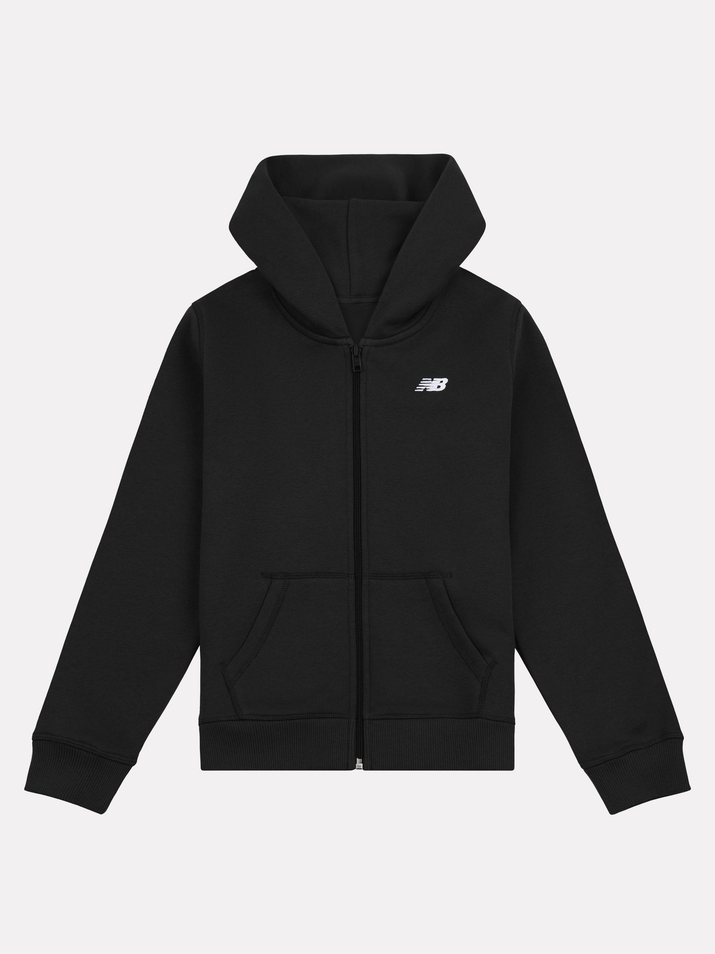 Dsiney Kidz - New Balance Black Brush Back Small Logo Zip Hoodie image 6