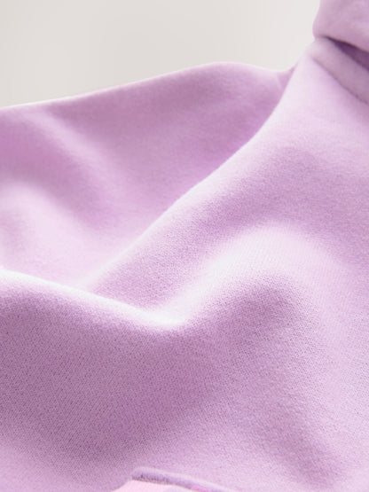 Lilac Purple Zip Through Hoodie (3mths-7yrs)