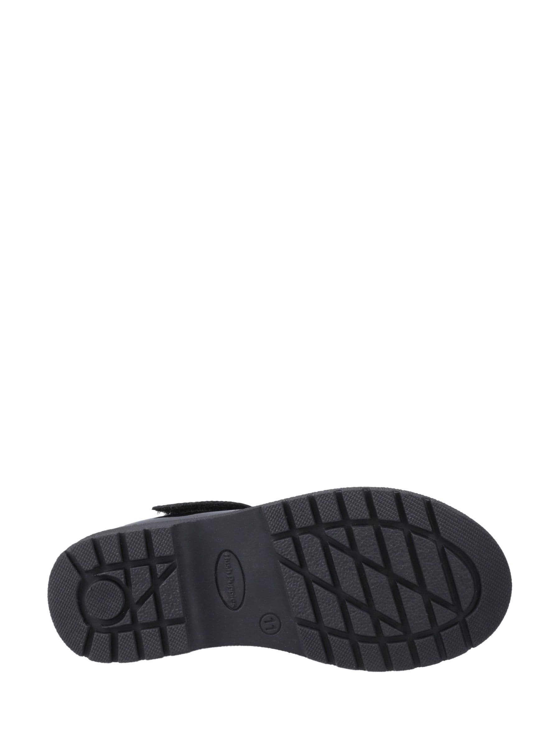 Hush Puppies Black Gracie Junior Patent School Shoes image 4