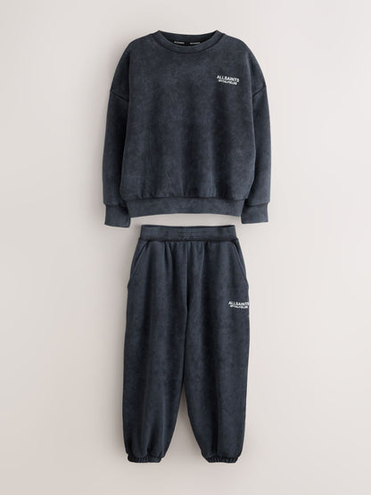 smALLSAINTS Black Shadow Sweatshirt and Joggers Set - image 8