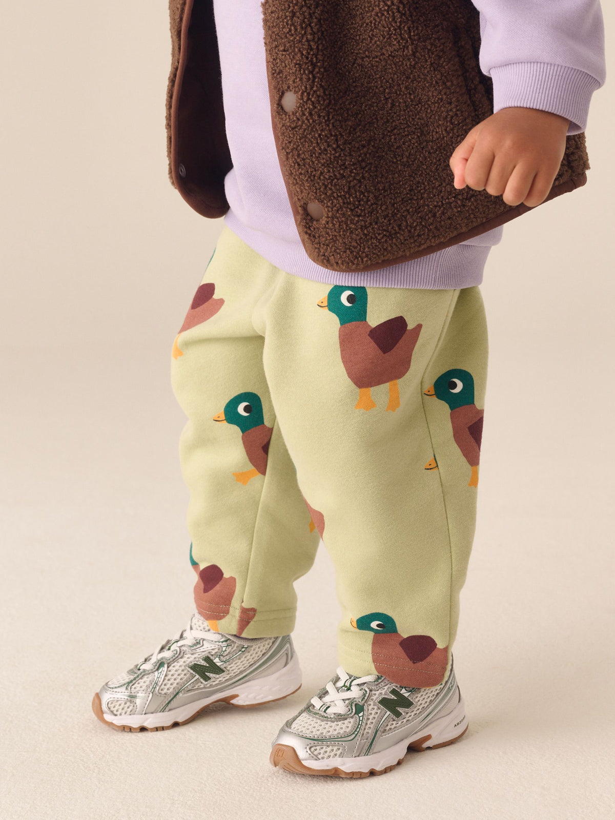 Green Duck Wide All Over Print Joggers (3mths-7yrs) - image 2