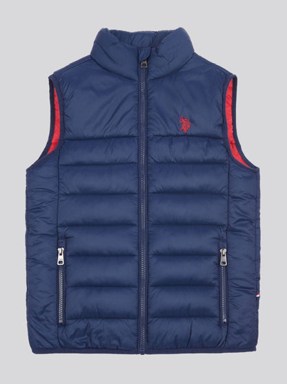Dsiney Kidz - U.S. Polo Assn. Boys Panelled Quilted Gilet image 6