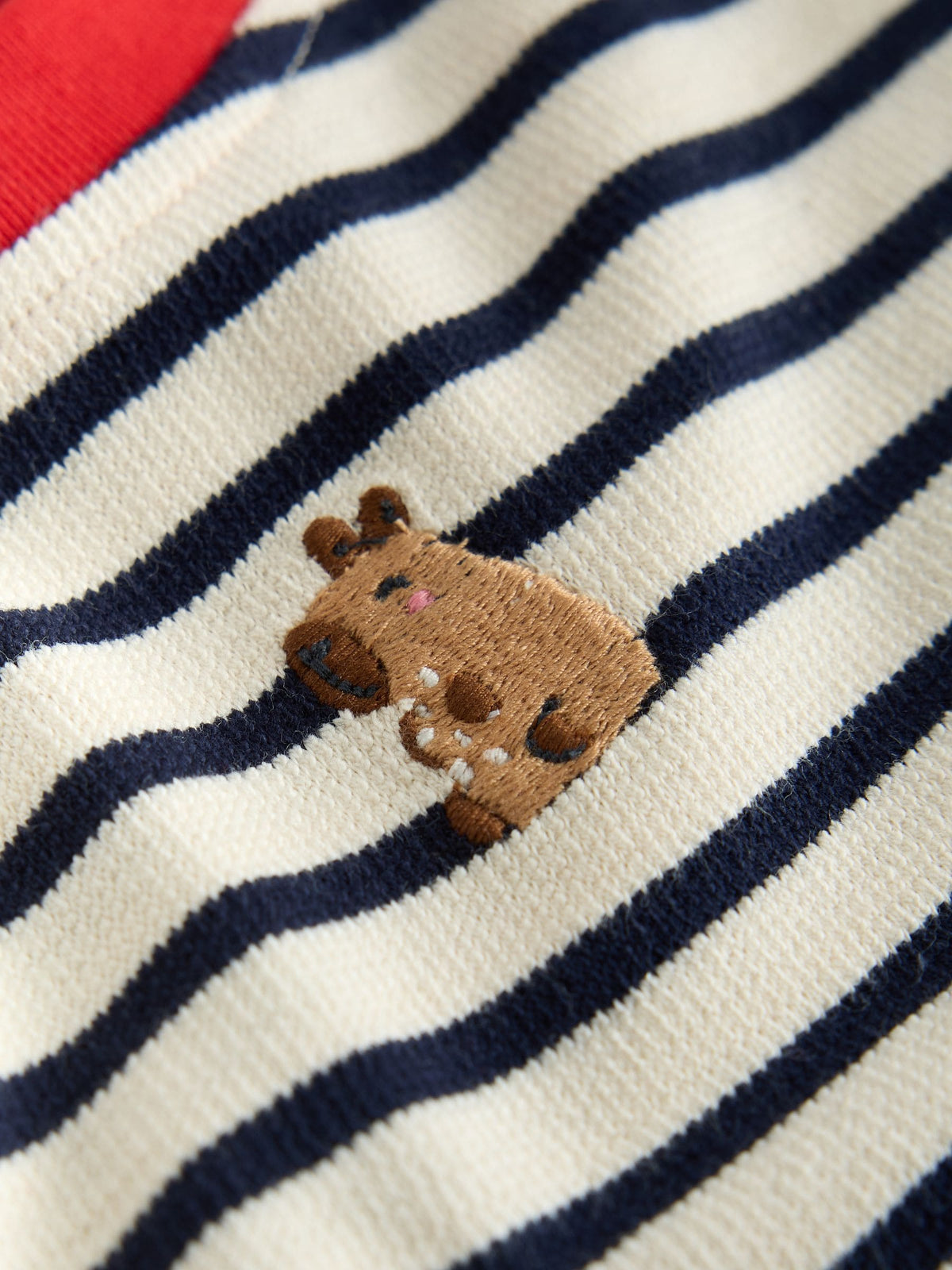 Navy Stripe Capybara Long Sleeve Cuffed Top (3mths-7yrs) - image 6