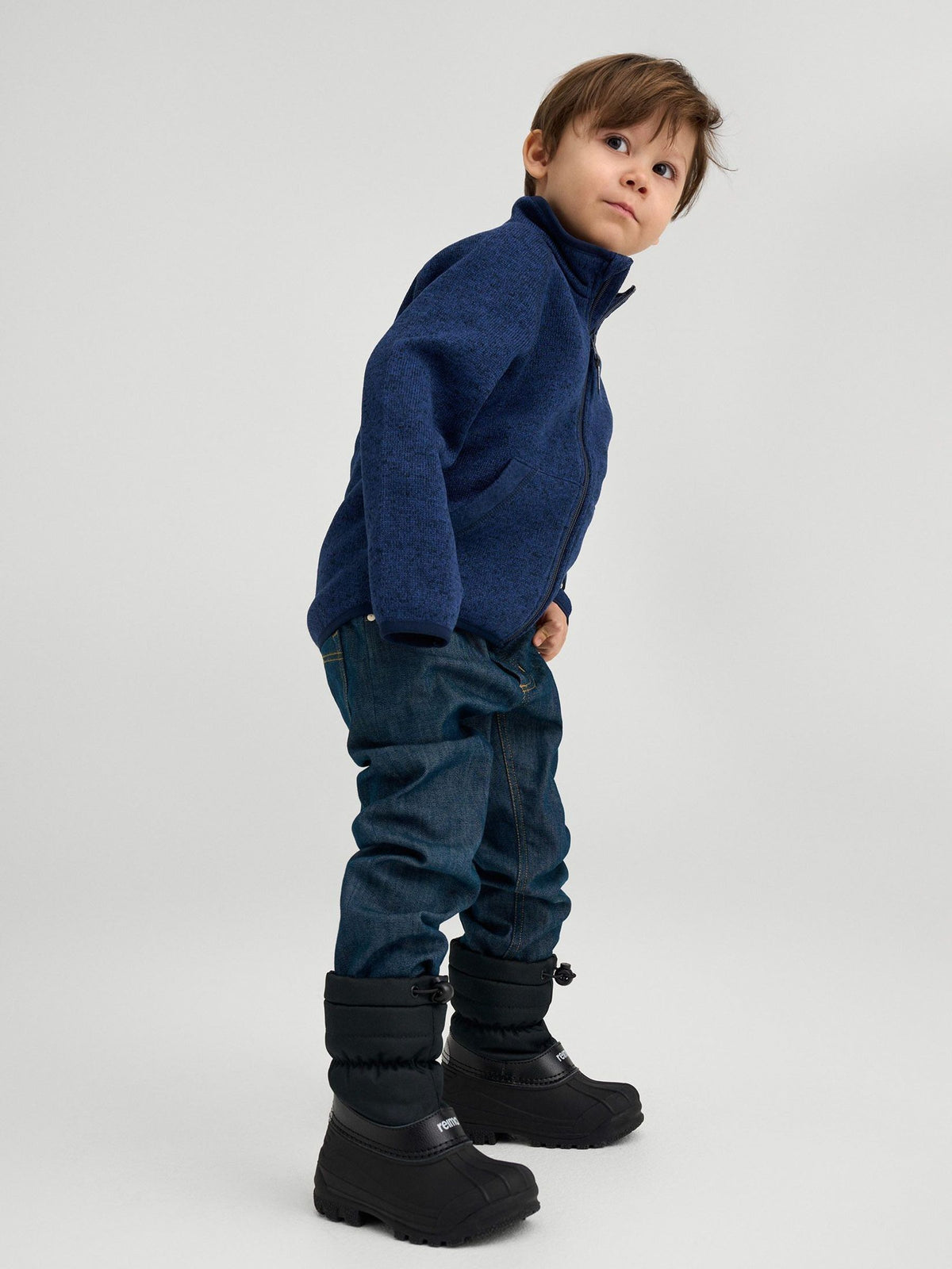 Dsiney Kidz - Reima Black Water Repellent Winter Nefar Boots image 1