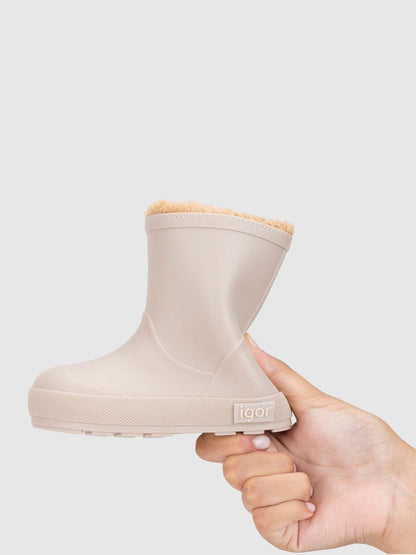 Igor Cream Yogi Faux Fur Warm Lined Wellies image 6