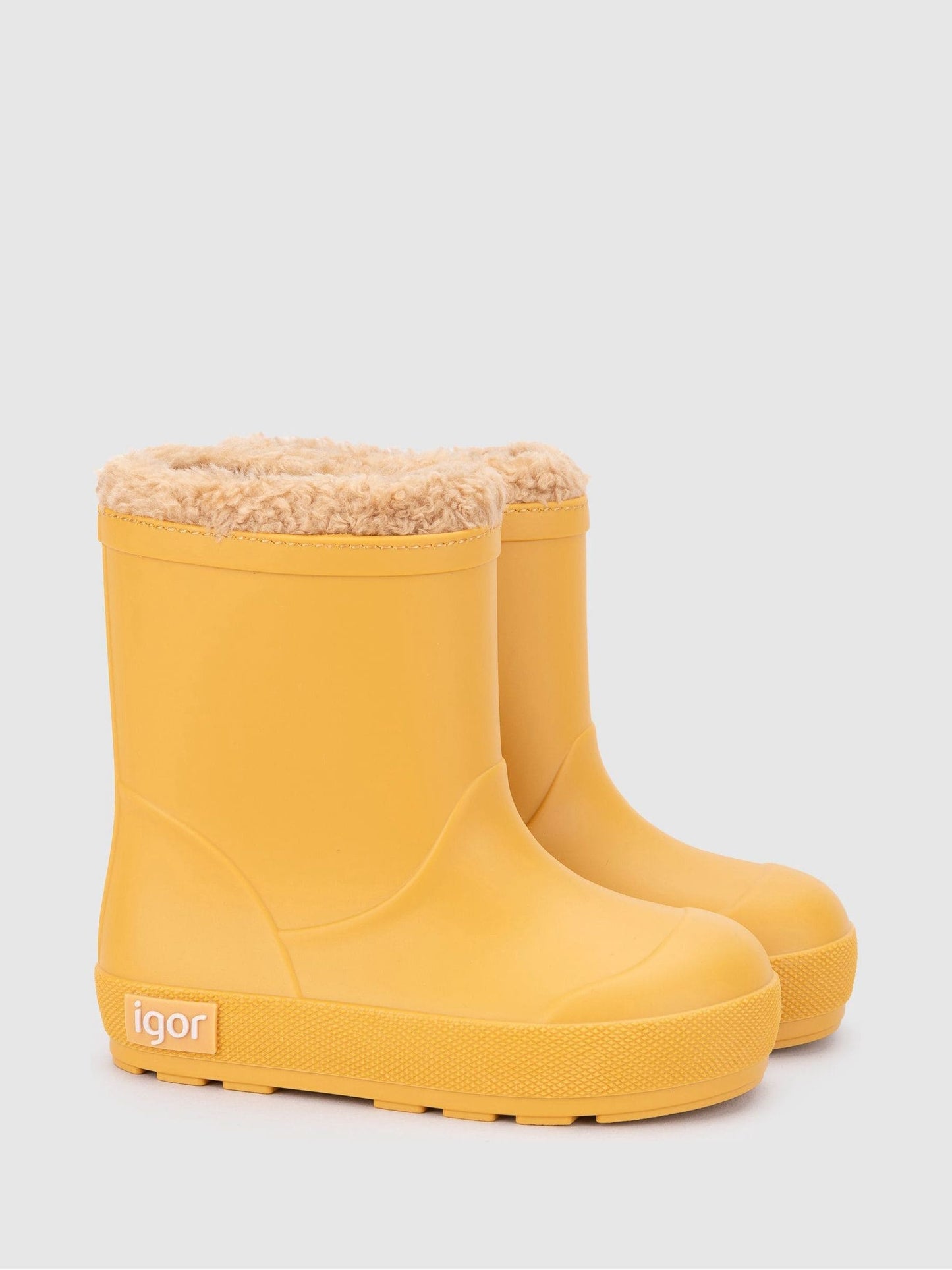Igor Yellow Yogi Faux Fur Warm Lined Wellies image 2
