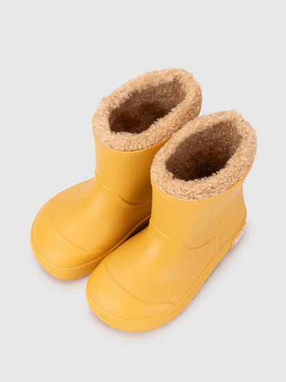 Igor Yellow Yogi Faux Fur Warm Lined Wellies image 3
