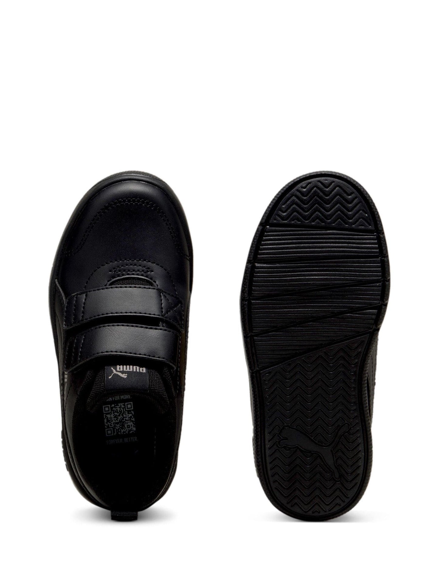 Puma Black Courtflex V3 Sneakers image 4