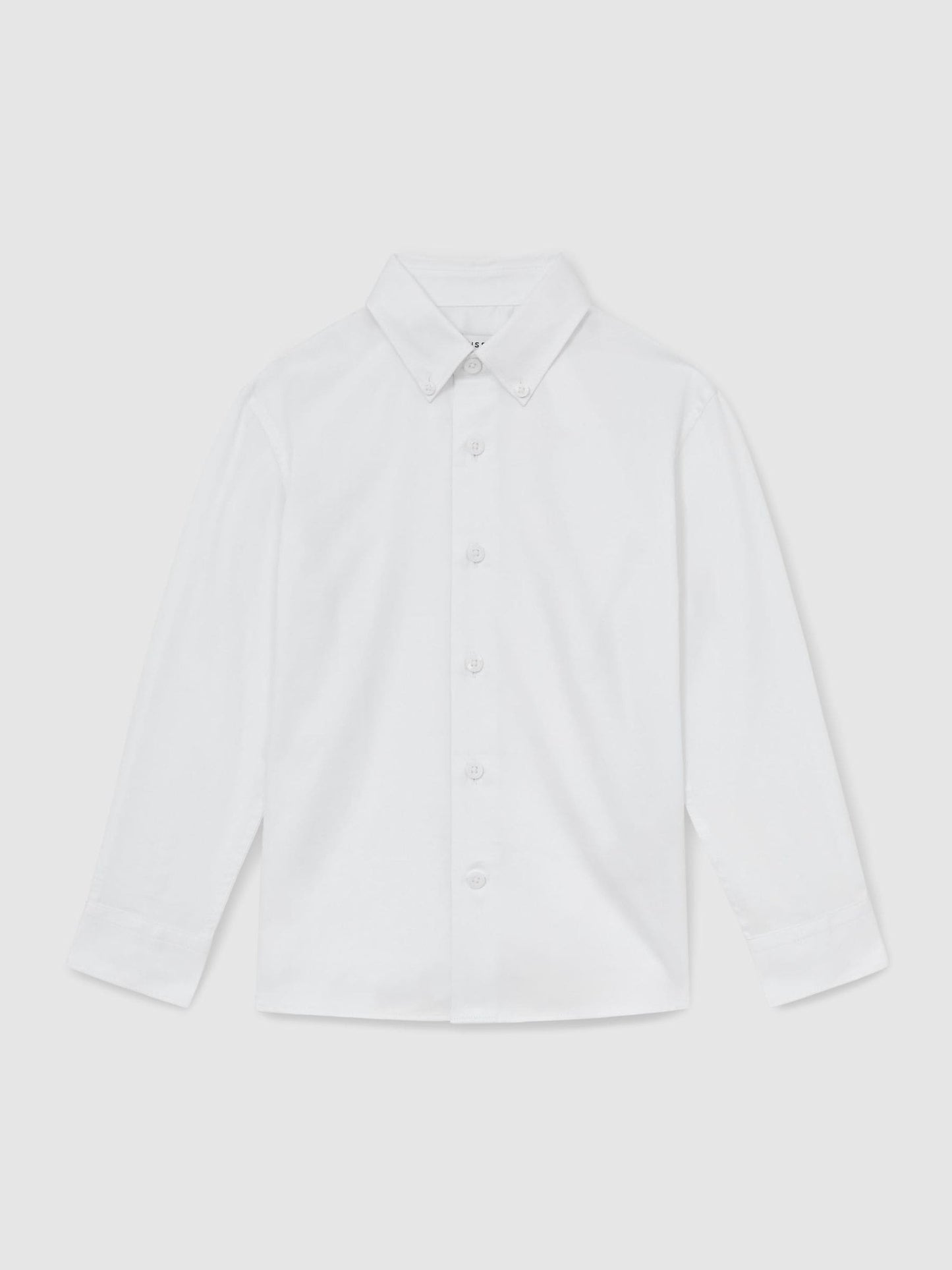 Dsiney Kidz - Reiss White Redknapp 3-9 yrs Cotton Slim-Fit Button-Down Shirt image 2