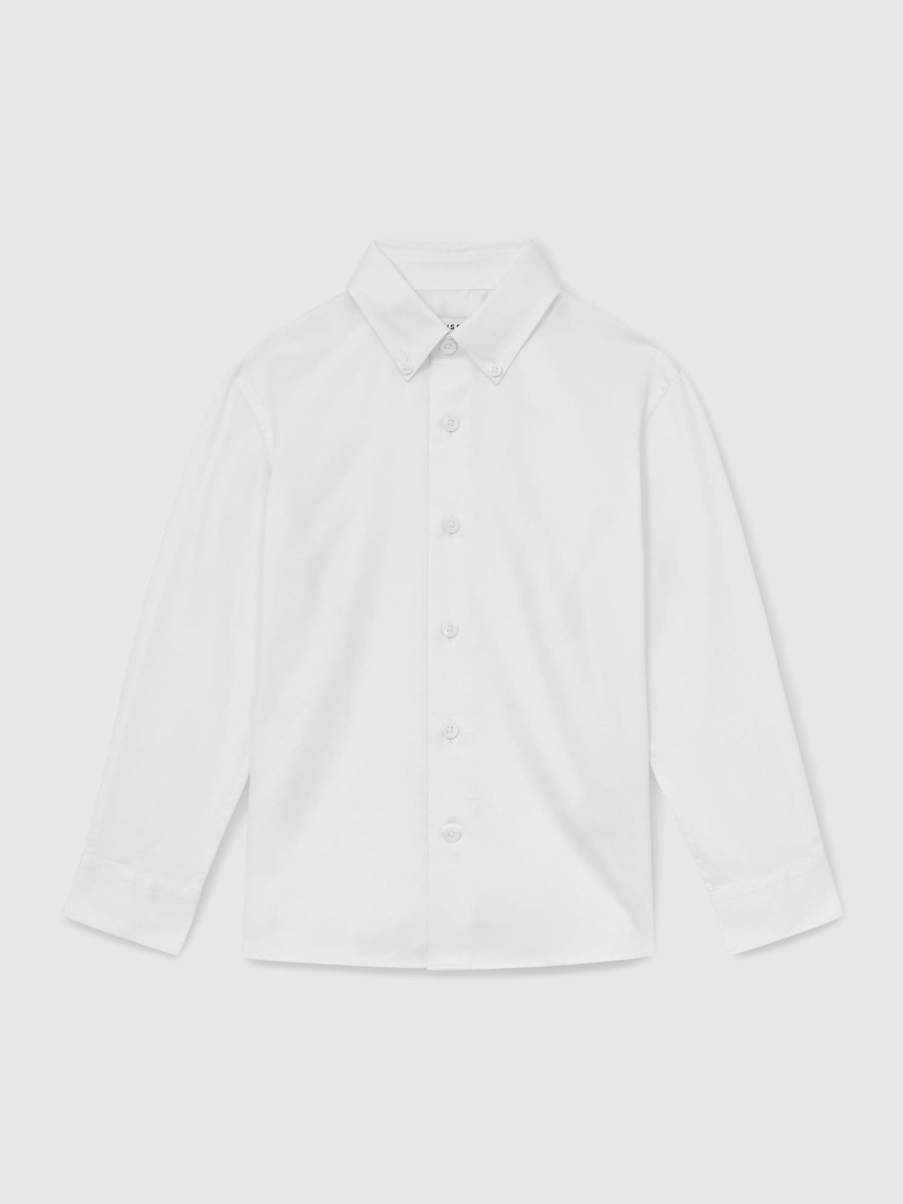 Dsiney Kidz - Reiss White Redknapp 3-9 yrs Cotton Slim-Fit Button-Down Shirt image 2