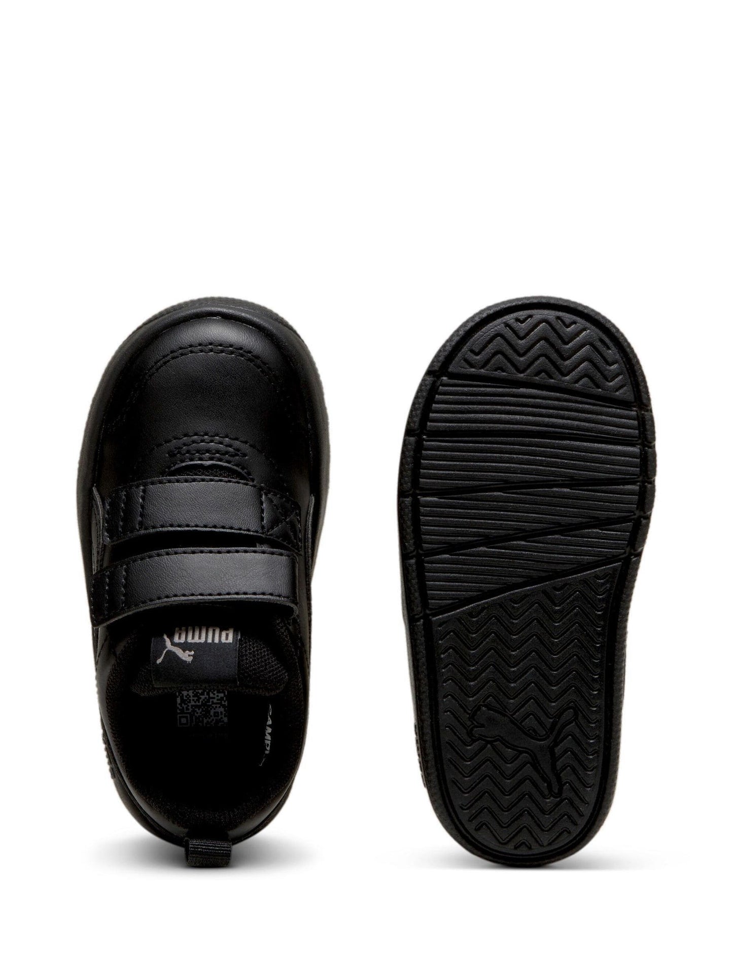 Puma Black Courtflex V3 Baby Unisex Sneakers image 4
