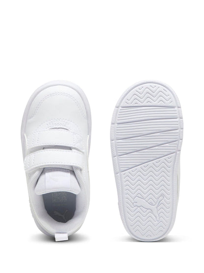 Puma White Courtflex V3 Baby Unisex Sneakers image 4