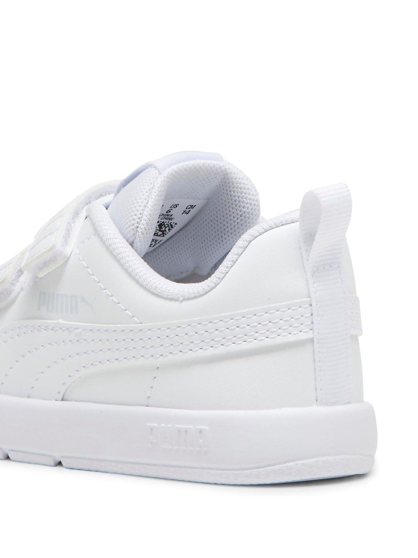 Puma White Courtflex V3 Baby Unisex Sneakers image 5