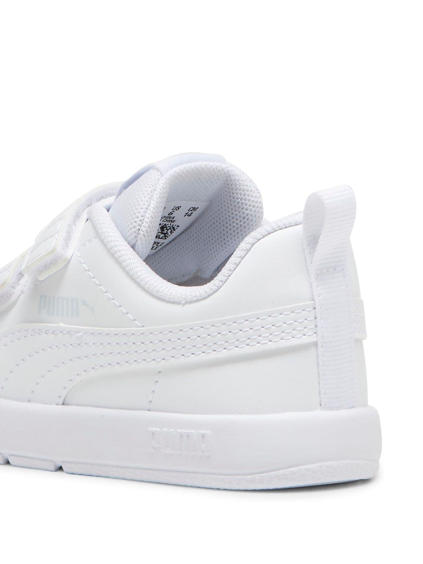 Puma White Courtflex V3 Baby Unisex Sneakers image 5