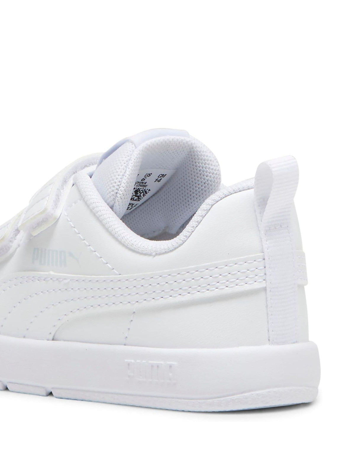 Puma White Courtflex V3 Baby Unisex Sneakers image 5