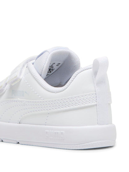 Puma White Courtflex V3 Baby Unisex Sneakers image 5