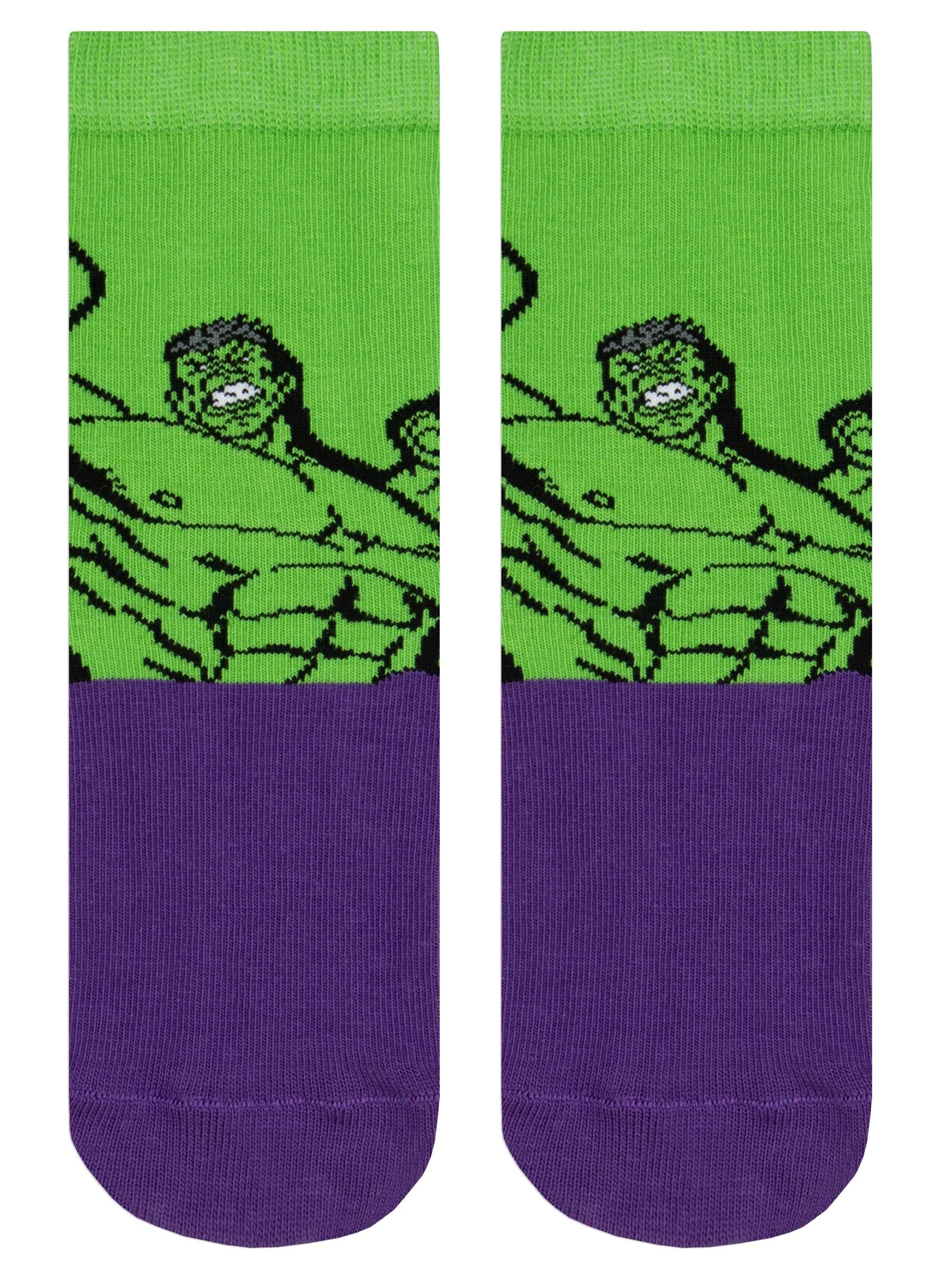 Dsiney Kidz - Character Blue Marvel Avengers Socks 3 Pack image 3