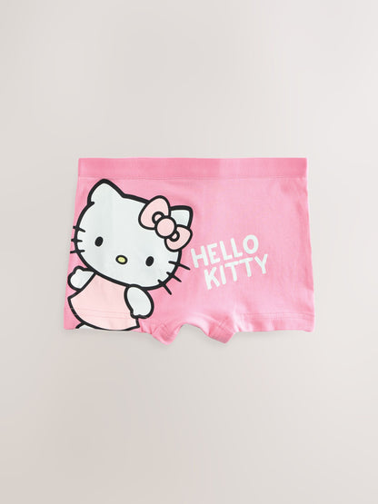 Pink/Lilac Pink Hello Kitty Shorts 5 Pack (2-14yrs) - image 2