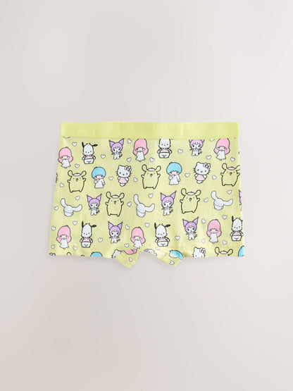 Pink/Lilac Pink Hello Kitty Shorts 5 Pack (2-14yrs) - image 3