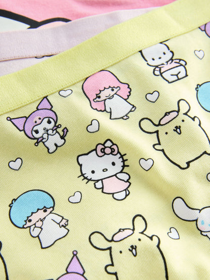 Pink/Lilac Pink Hello Kitty Shorts 5 Pack (2-14yrs) - image 8