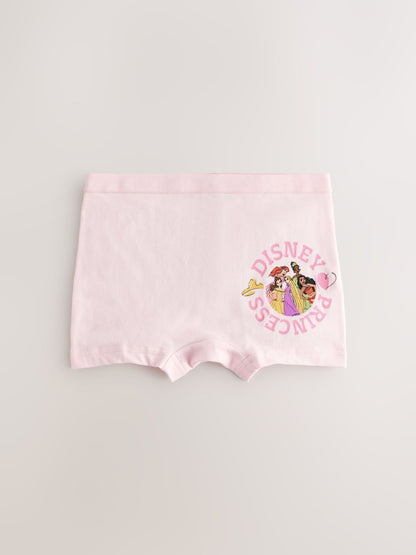 Pink/Purple Disney Princesses Shorts Briefs 5 Pack (2-12yrs) - image 2
