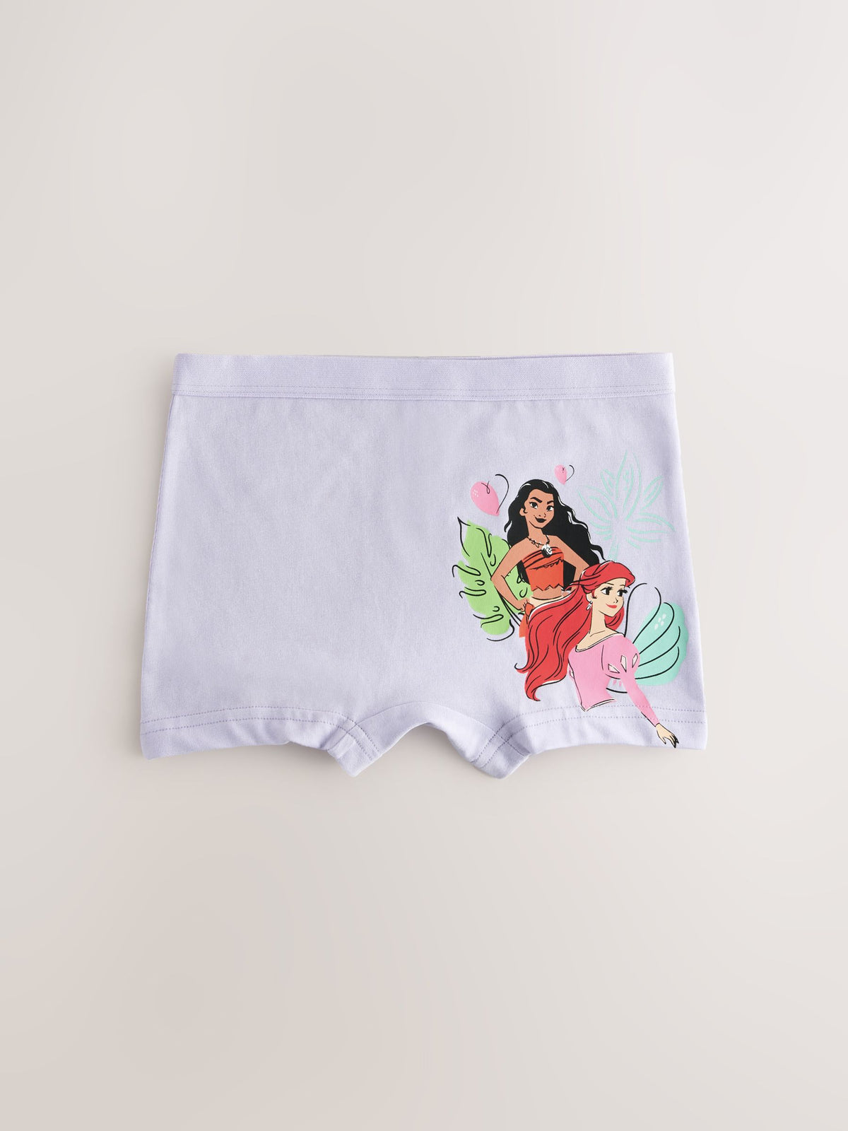 Pink/Purple Disney Princesses Shorts Briefs 5 Pack (2-12yrs) - image 3