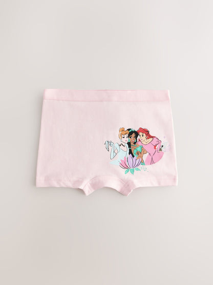 Pink/Purple Disney Princesses Shorts Briefs 5 Pack (2-12yrs) - image 6