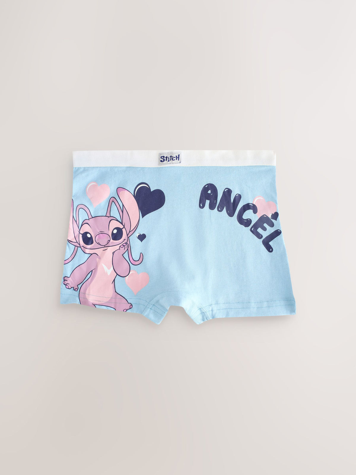 Pink/Blue Disney Stitch and Angel Shorts 5 Pack (2-16yrs) - image 2