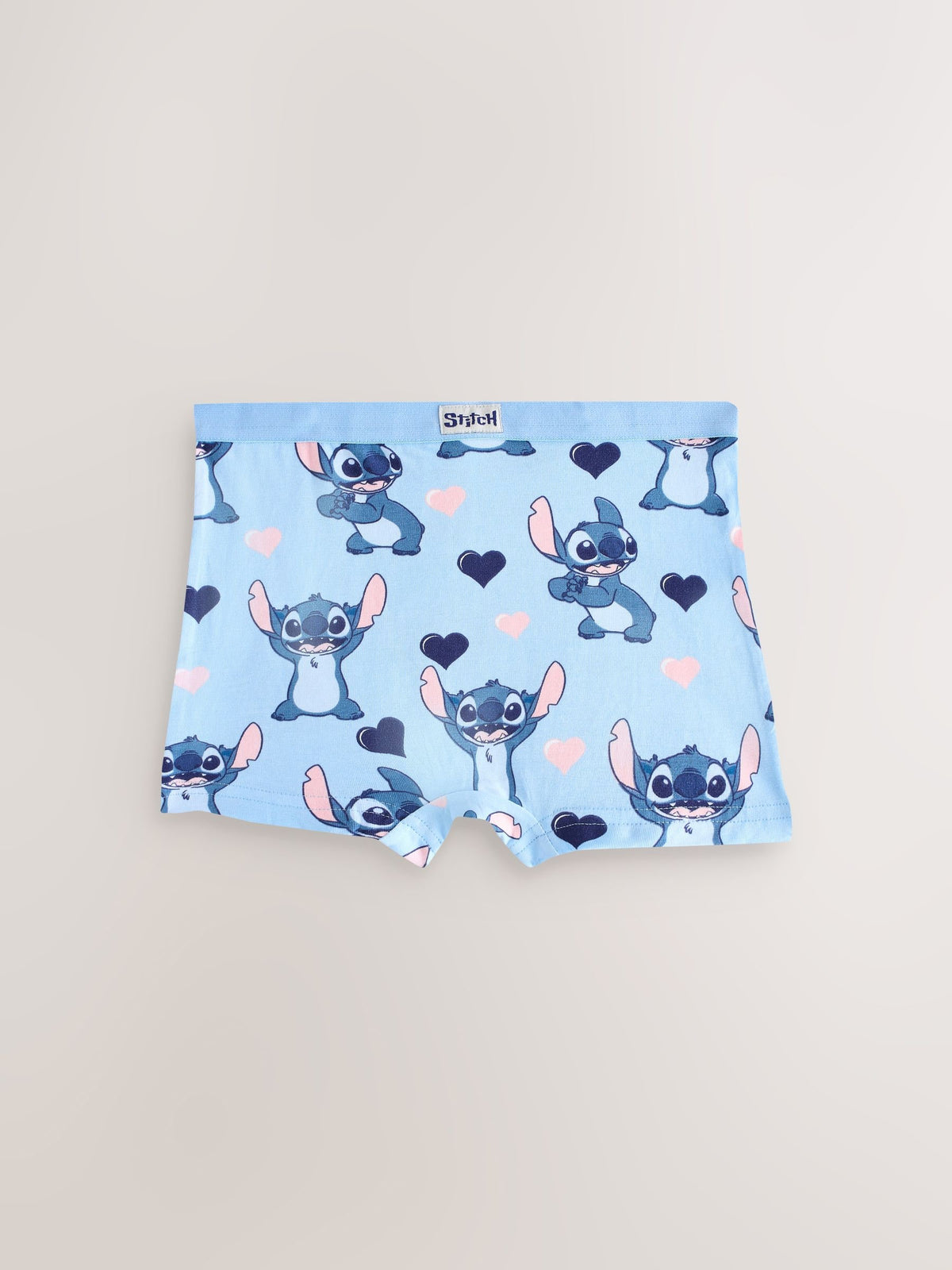 Pink/Blue Disney Stitch and Angel Shorts 5 Pack (2-16yrs) - image 6