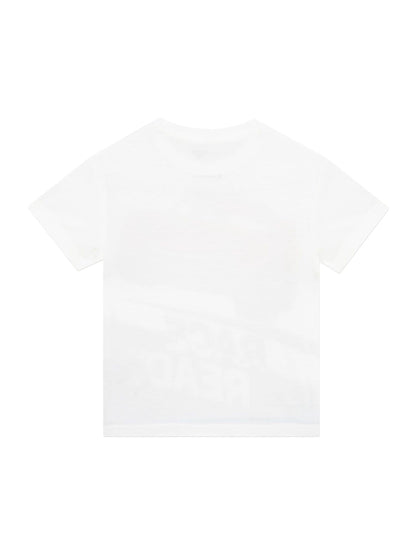 Character White Disney Cars Lightning McQueen 100% Cotton T-Shirt image 2