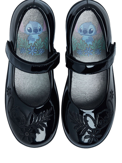 Character Black Disney Lilo And Stitch School Shoes image 4