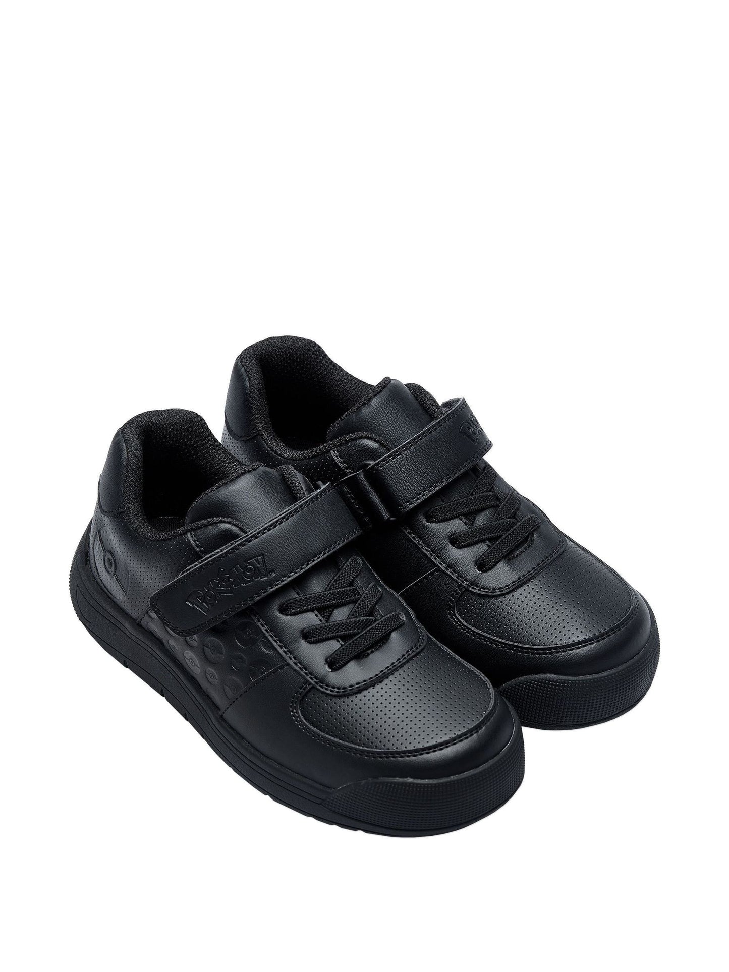 Character Black Pokemon Pokeball School Shoes image 3