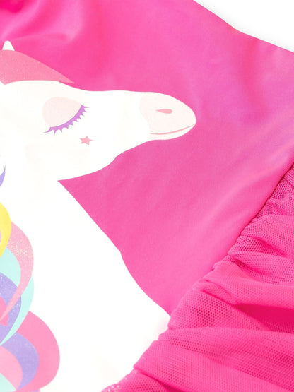 Harry Bear Pink Princess Pony Glitter Swimsuit image 3