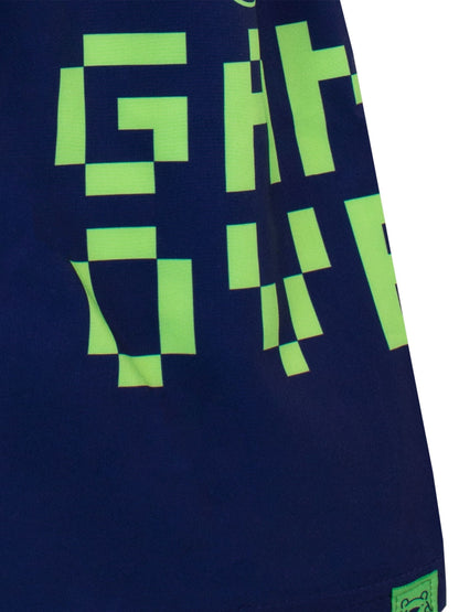 Harry Bear Blue Gaming Swim Shorts image 3