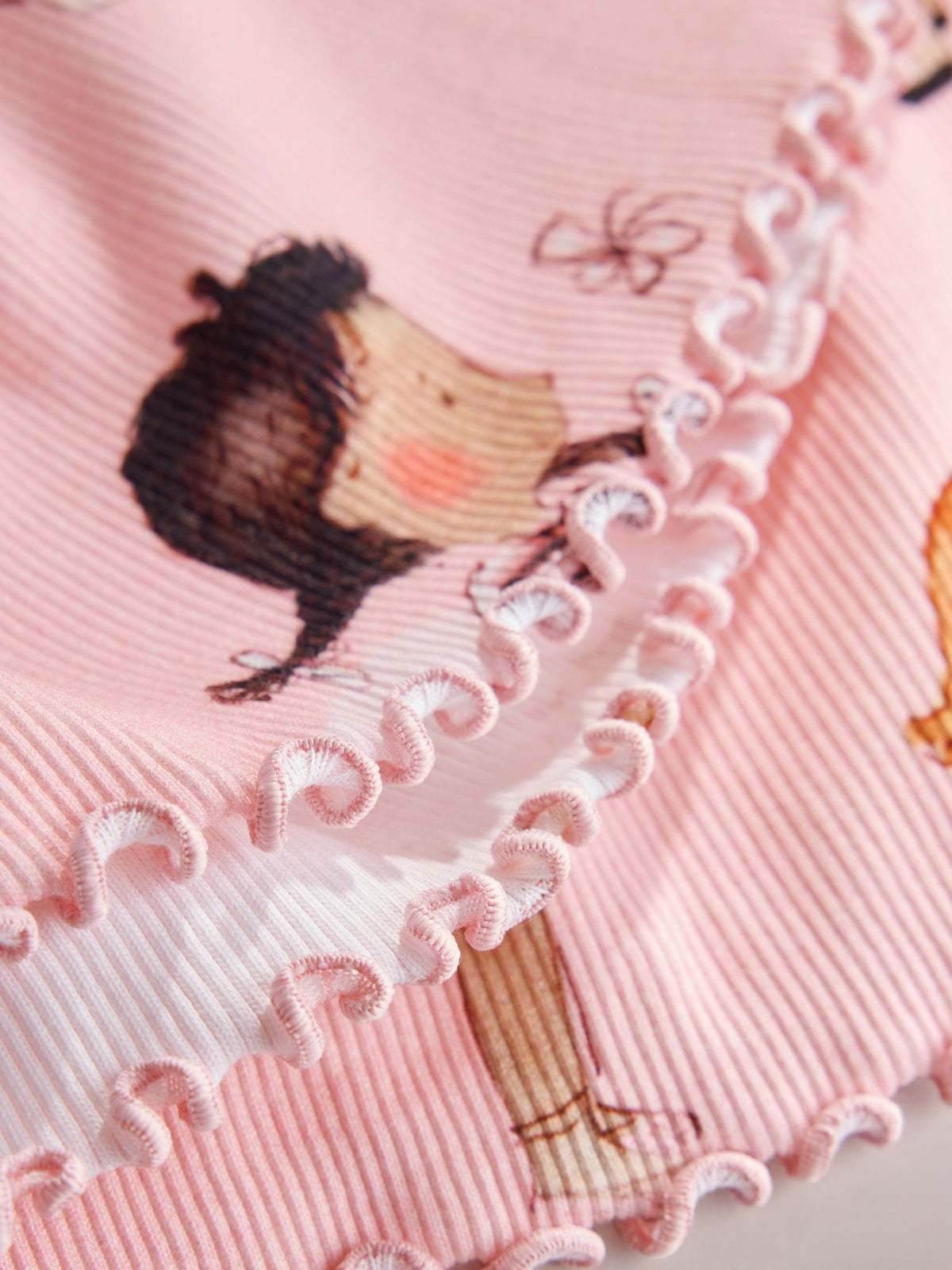 Dsiney Kidz - Pink Fairy Bunny Long Sleeve Ribbed Dress (3mths-7yrs) image 4