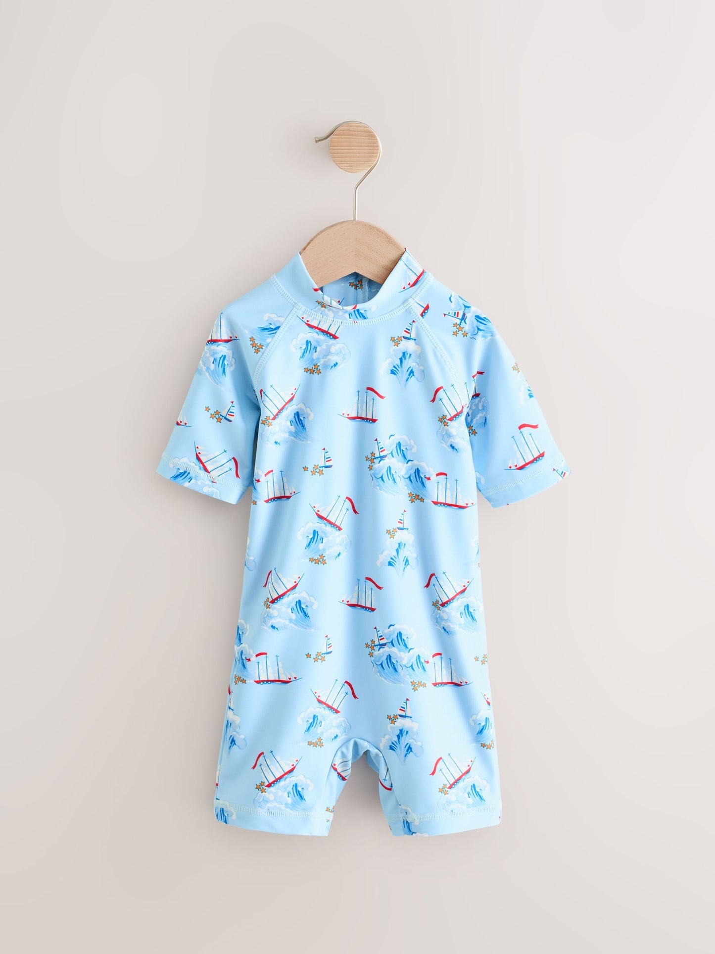 Blue Cath Kidston Sunsafe All-In-One Swimsuit (3mths-7yrs)
