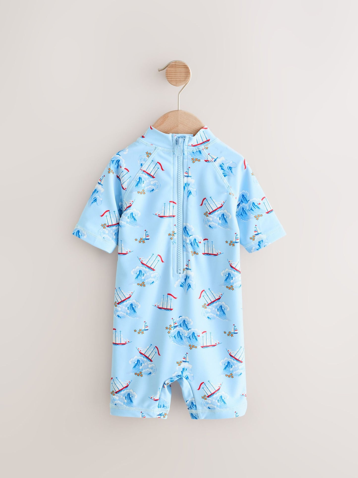 Blue Cath Kidston Sunsafe All-In-One Swimsuit (3mths-7yrs)