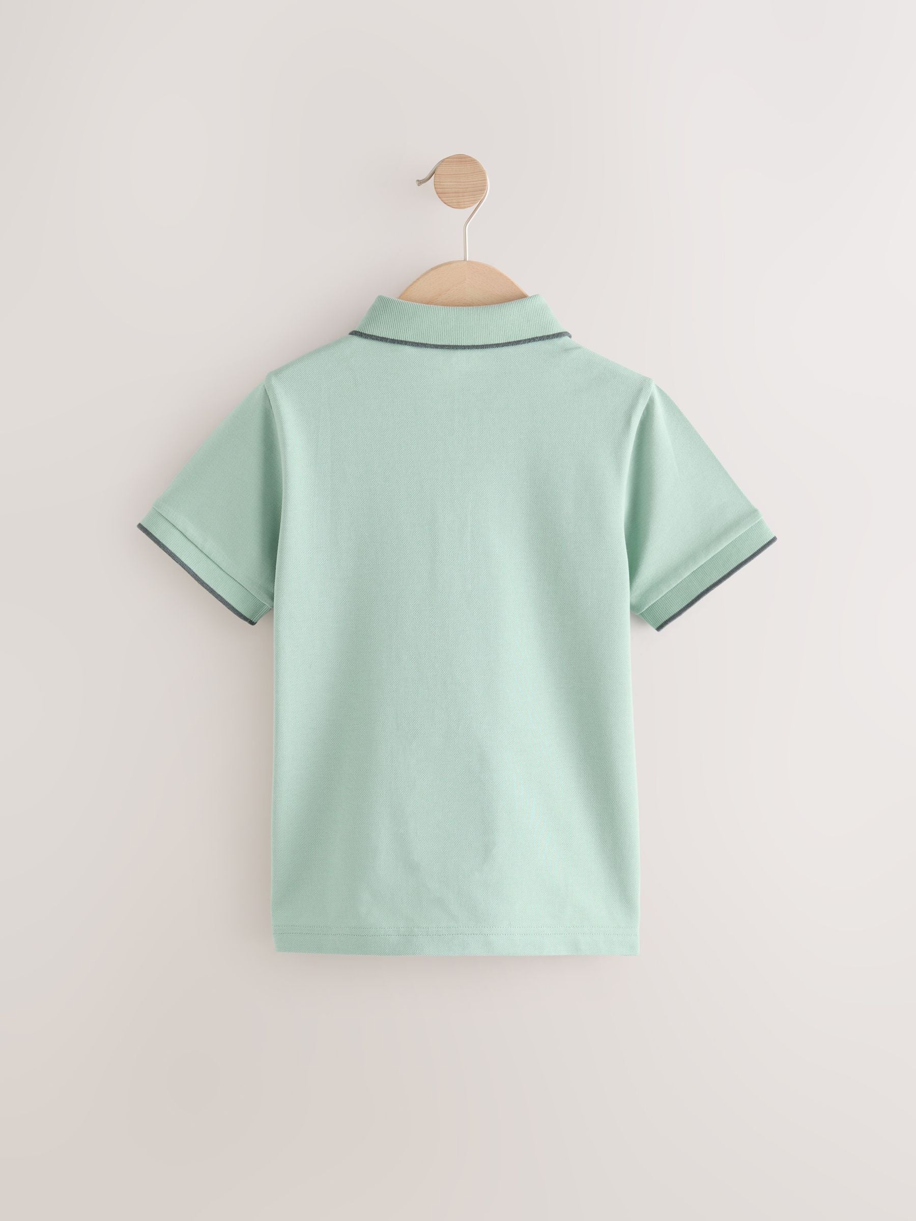 Dsiney Kidz - Stag Mineral Green Short Sleeve Polo Shirt (3-16yrs) image 2