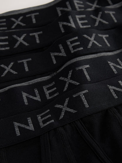Dsiney Kidz - Black 5 Pack A-Front Cotton Rich Boxers image 4