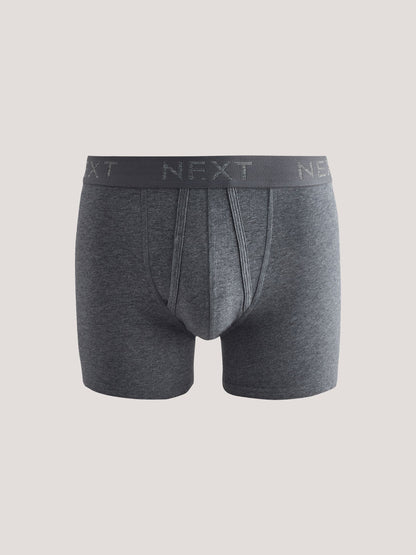 Dsiney Kidz - Blue/Grey/Black 5 Pack A Front Cotton Rich Boxers image 5
