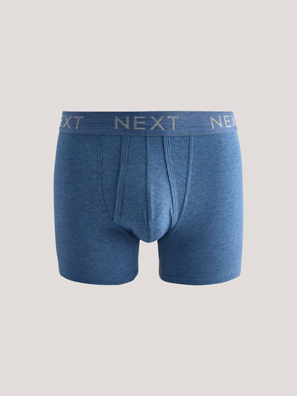 Dsiney Kidz - Blue/Grey/Black 5 Pack A Front Cotton Rich Boxers image 6