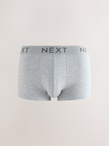 Dsiney Kidz - Blue/Grey Hipster Cotton Rich Trunks 5 Pack image 2