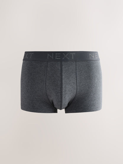 Dsiney Kidz - Blue/Grey Hipster Cotton Rich Trunks 5 Pack image 4