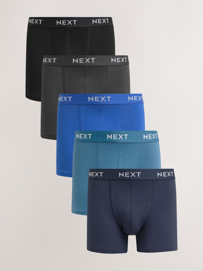 Dsiney Kidz - Blues 5 Pack Cotton Rich Trunk Boxers image 1