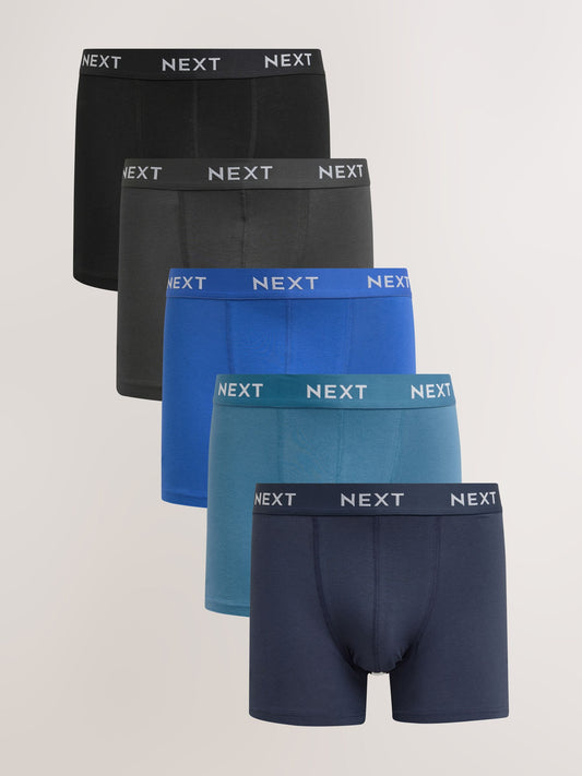 Dsiney Kidz - Blues 5 Pack Cotton Rich Trunk Boxers image 1