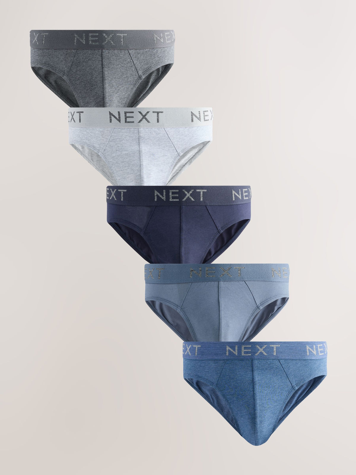 Dsiney Kidz - Blue/Grey 5 Pack Cotton Rich Briefs image 1