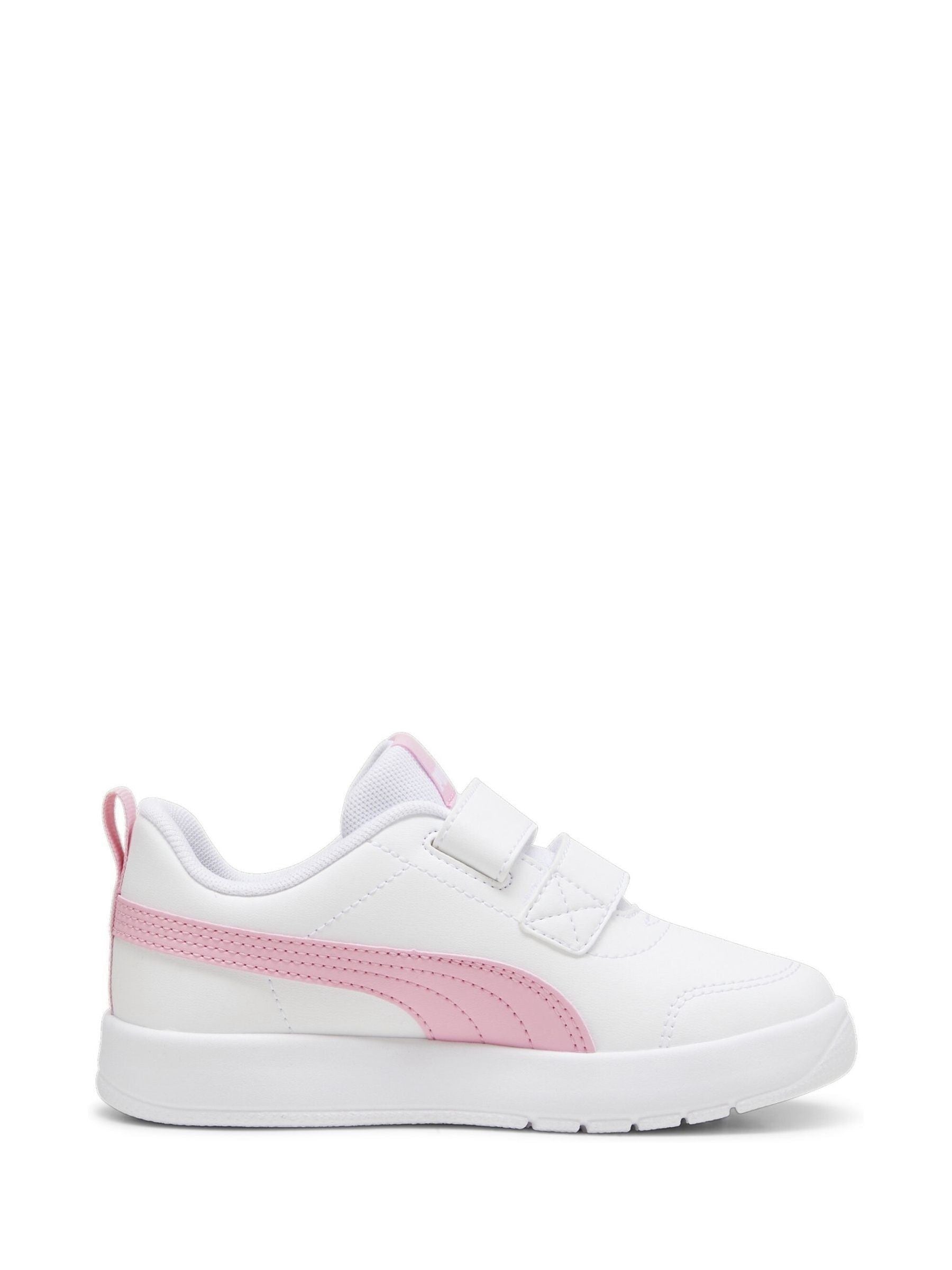 Puma White Courtflex V3 V Ps image 2